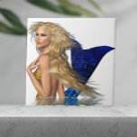 The Mermaid Tile<br><div class="desc">The legendary mermaid... a mysterious,  alluring creature. Always beautiful,  and always amazing on a t-shirt,  hoodie or even a beer stein. :)</div>