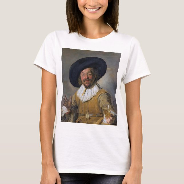 The Merry Drinker, Frans Hals, 1628-1630 T-Shirt (Front)