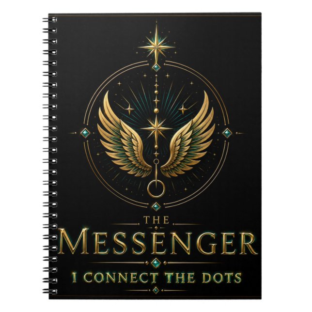 The Messenger Archetype Self-Discovery Notebook (Front)