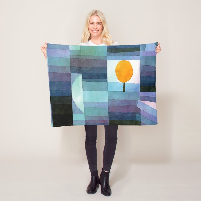 The Messenger of Autumn, Klee Fleece Blanket (In Situ)