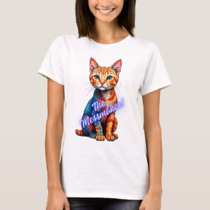 The Messmaker: Playful and Mischievous Cat T-Shirt
