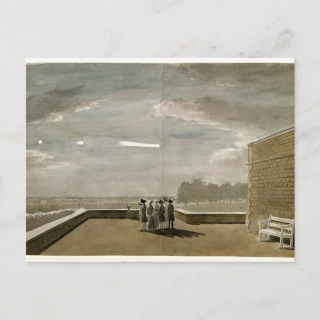 The Meteor of August 18, 1783, as seen from the Ea Postcard (Front)