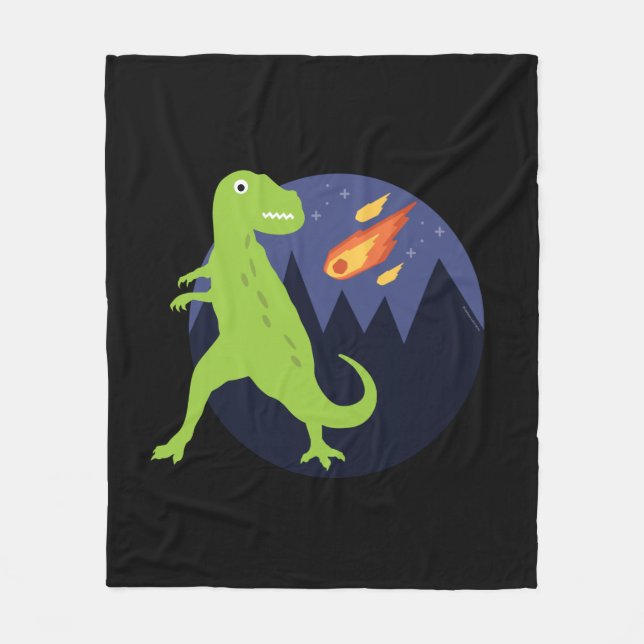 The Meteorite That Stuck Fleece Blanket (Front)