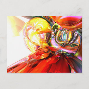 The Method Abstract Postcard
