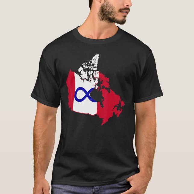 The Métis Of Canada Metis People Symbol Metis Cana T-Shirt (Front)