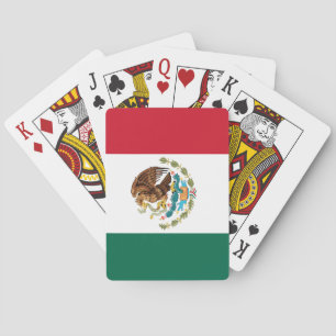 The Mexican national flag - Authentic high quality Playing Cards