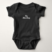 The  Mic Drop, Encore etc Matching Music Family Baby Bodysuit (Front)