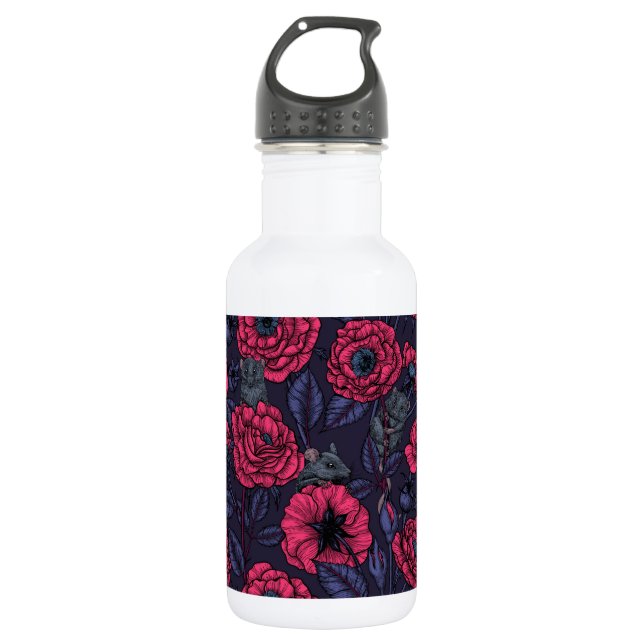 The mice party 532 ml water bottle (Front)