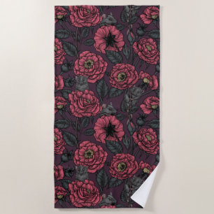 The mice party beach towel
