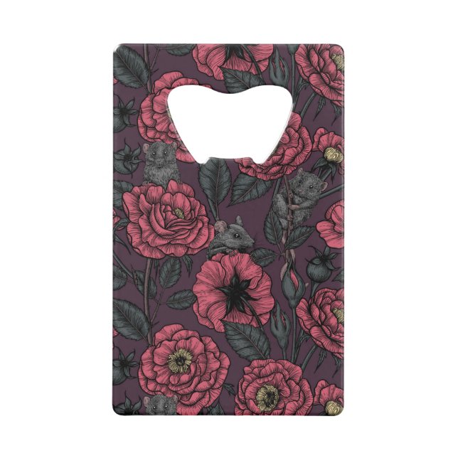 The mice party credit card bottle opener (Front)