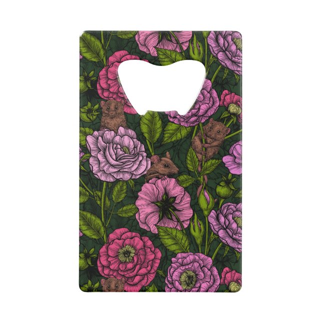 The mice party credit card bottle opener (Front)