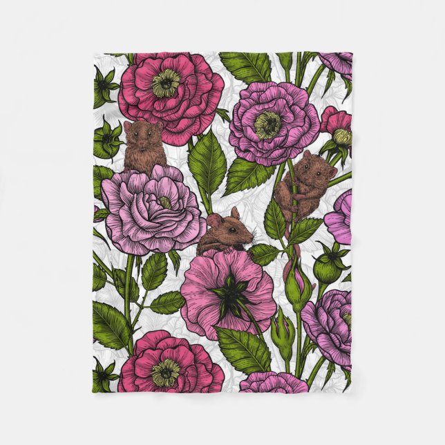 The mice party fleece blanket (Front)