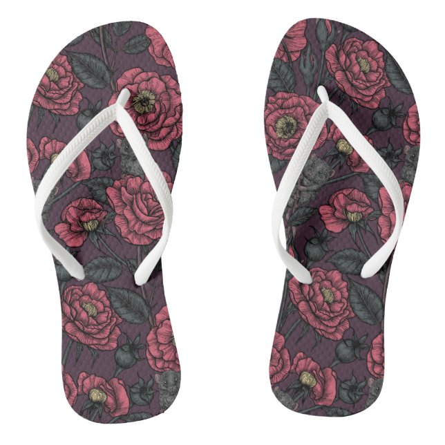 The mice party flip flops (Footbed)