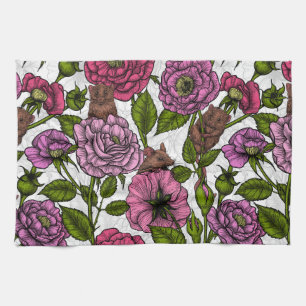 The mice party kitchen towel