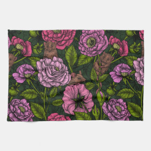 The mice party kitchen towel