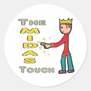 The Midas Touch Classic Round Sticker