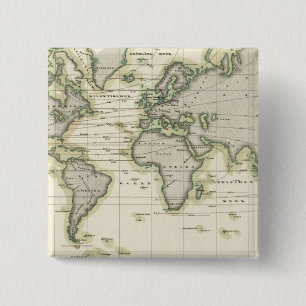 The Middle Barometer 2 Inch Square Button