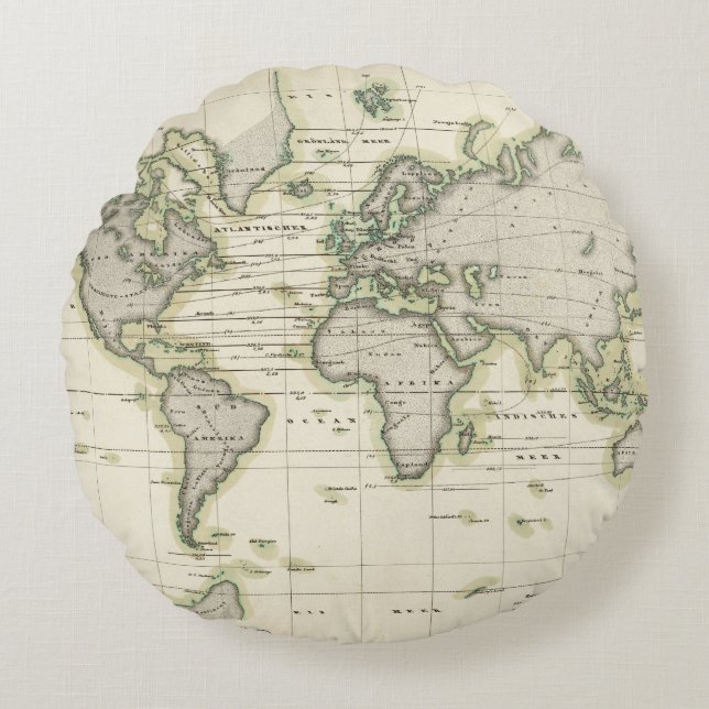 The Middle Barometer Round Pillow (Front)