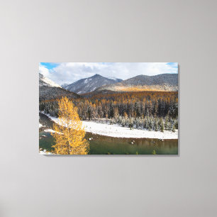 The Middle Fork Of The Flathead River Canvas Print