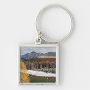The Middle Fork Of The Flathead River Keychain