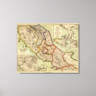 The middle part of Italy Canvas Print