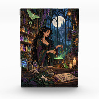 The Midnight Apothecary Witch Potion Fantasy Photo Block
