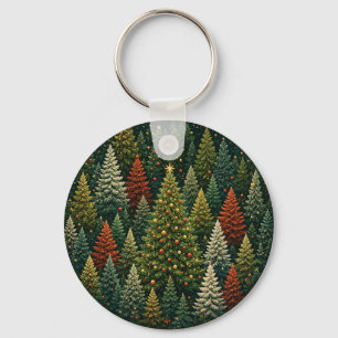 The Midnight Forest Star Keychain
