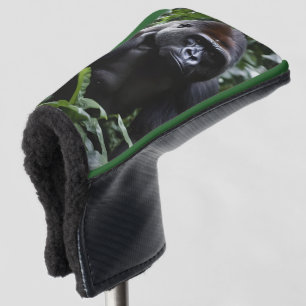 The Midnight Gorilla King: Monarch of the Forest Golf Head Cover
