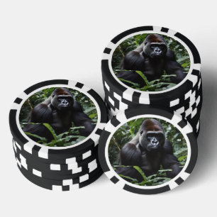 The Midnight Gorilla King: Monarch of the Forest Poker Chips