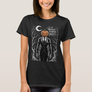 The Midnight Pumpkin Society Scary Pumpkin Head T-Shirt
