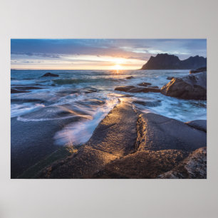 The Midnight Sun - Lofoten Poster