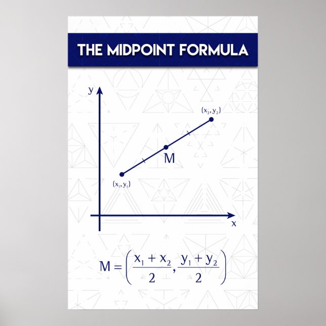 The Midpoint Formula Poster (Front)