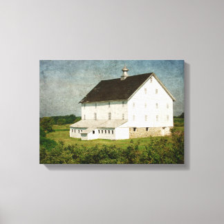 The Midway Stock Farm Barn That No Longer Exists Canvas Print