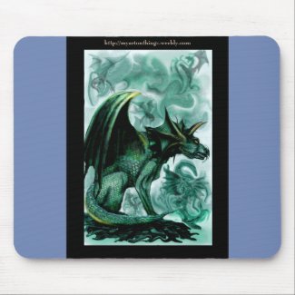 The Mighty Dragon Mouse Pad