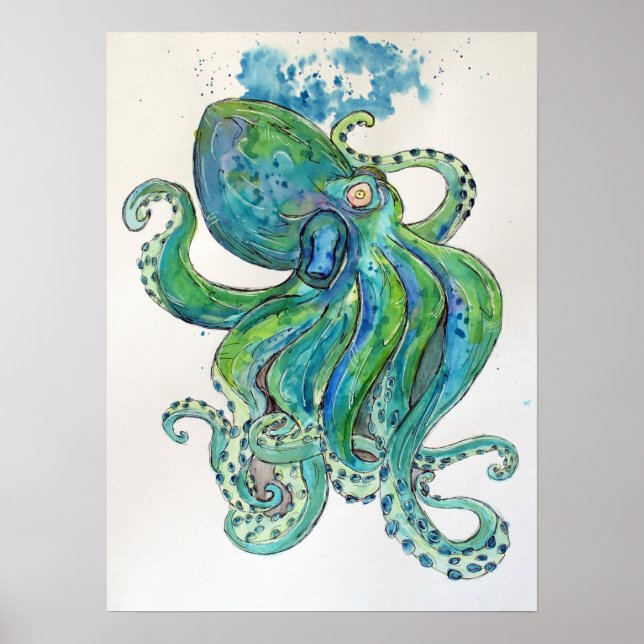 The Mighty Green Kraken Poster (Front)