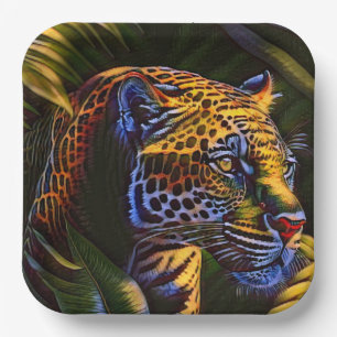 The Mighty Jaguar A Jungle Predator Paper Plate
