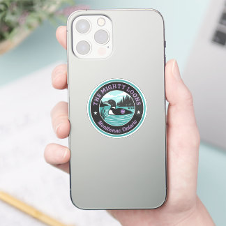 The Mighty Loons Teal Sticker