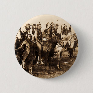 The Mighty Sioux 2 Inch Round Button