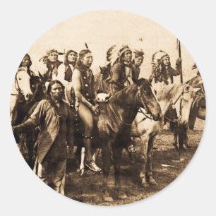 The Mighty Sioux Classic Round Sticker