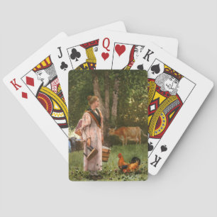 The Milk Maid (Dairy Farm) Playing Cards