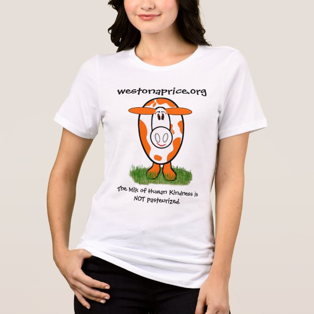 The Milk of Human Kindness is NOT Pasteurized Tri-Blend Shirt (Front)
