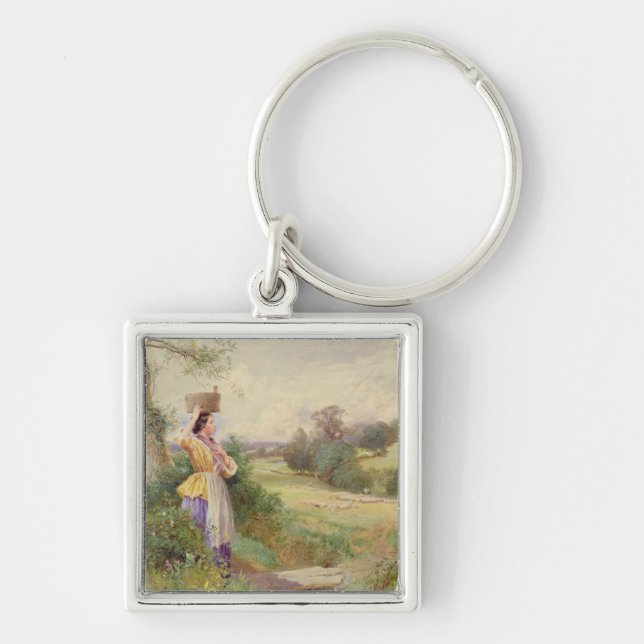 The Milkmaid, 1860 Keychain (Front)