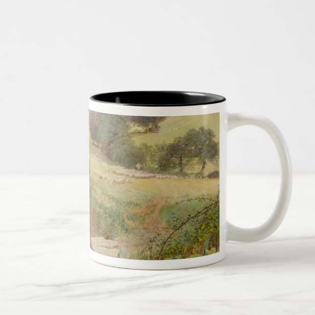 The Milkmaid, 1860 Two-Tone Coffee Mug (Right)