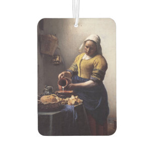 The Milkmaid by Johannes Vermeer Air Freshener