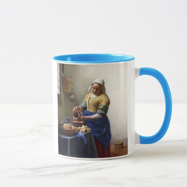 The Milkmaid, c.1658-60 (oil on canvas) Mug (Right)