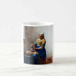 The Milkmaid, Johannes Vermeer, 1657-1658 Coffee Mug