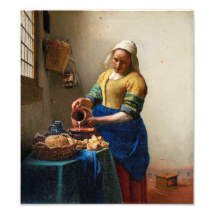 The Milkmaid   Johannes Vermeer   Photo Print