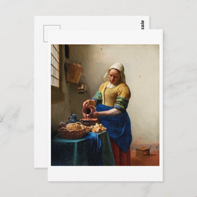 The Milkmaid | Johannes Vermeer | Postcard (Front/Back)