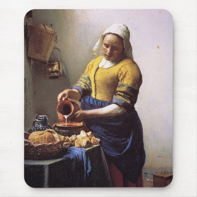 The Milkmaid Mouse Pad (Front)