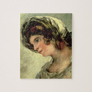 The Milkmaid of Bordeaux, c.1824 (oil on canvas) Jigsaw Puzzle